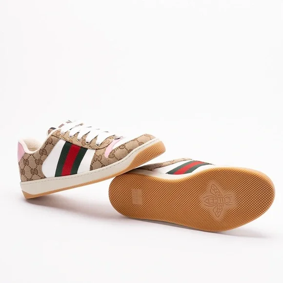 New in box still GUCCI Screener GG logo web stripe sneakers - Picture 5 of 5